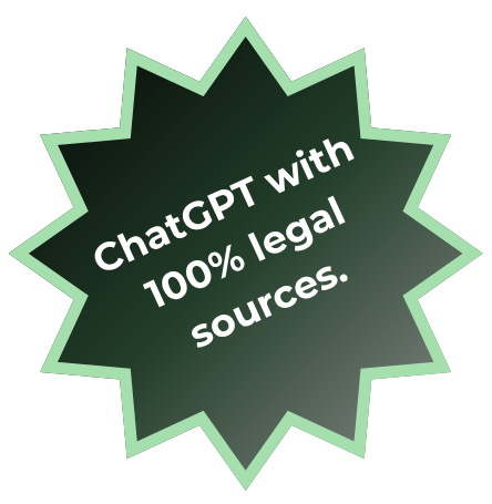 ChatGPT with 100% legal sources